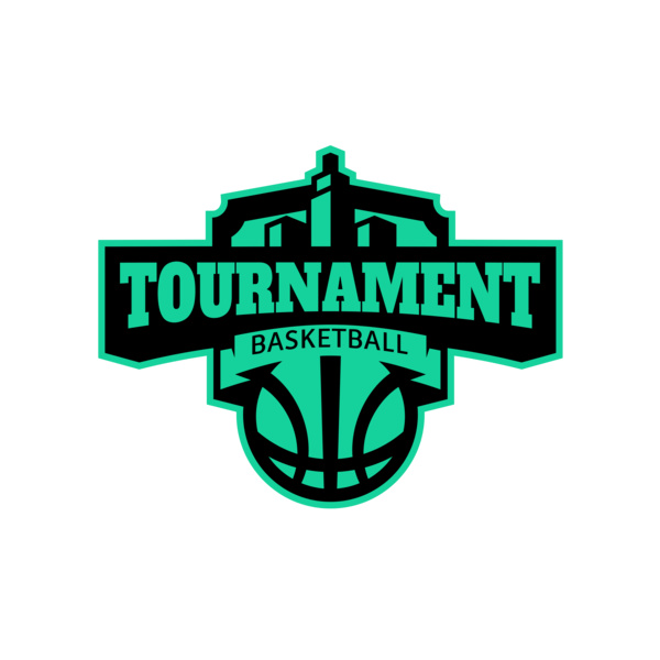 Tournament Basketball logo template Thumbnail