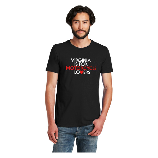 Motorcycle Lovers Black T-shirt Thumbnail