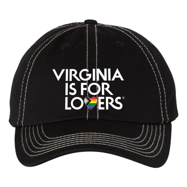 Progressive Baseball Hat with contrast stitching Thumbnail