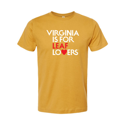 Virginia is for Leaf Lovers  T-shirt, Ginger Thumbnail
