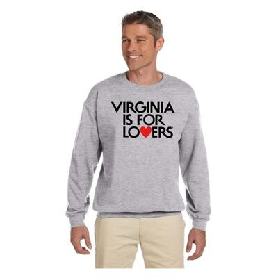 Virginia is for Lovers Crewneck Sweatshirt Thumbnail