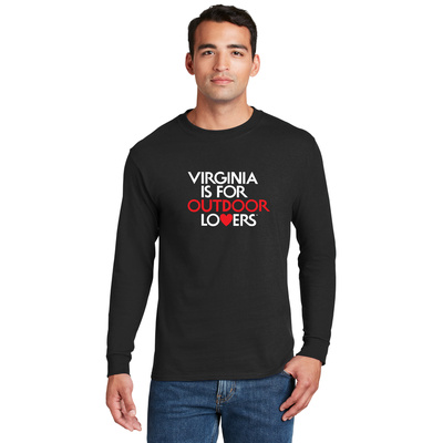Outdoor Lovers Black Long Sleeve T-shirt Thumbnail