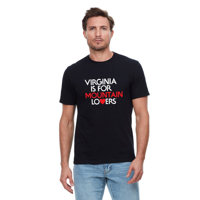 Mountain Lovers Black T-shirt Thumbnail
