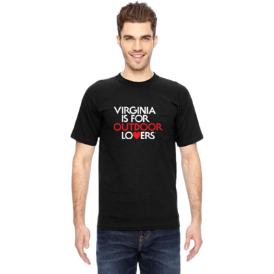 Outdoor Lovers Black Short Sleeve T-shirt Thumbnail