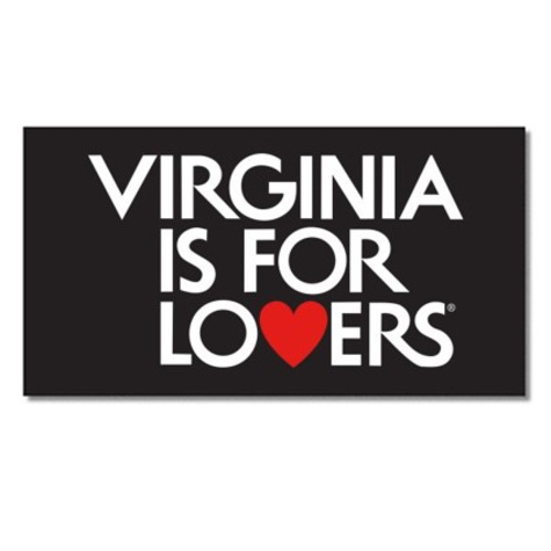 Virginia is for Lovers Bumper Sticker Thumbnail