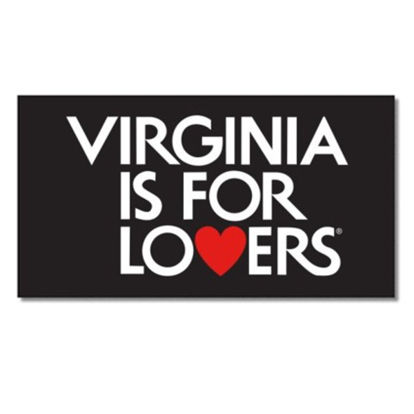 Virginia is for Lovers Bumper Sticker Thumbnail