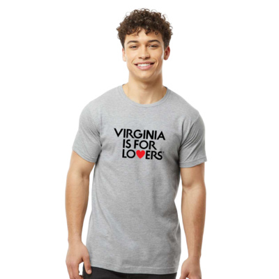 Virginia is for Lovers T-Shirt, Grey Heather Thumbnail