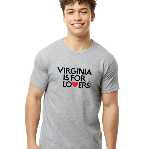 Virginia is for Lovers T-Shirt, Grey Heather Thumbnail